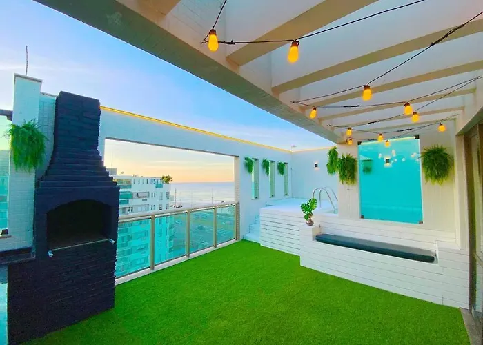 Exclusive Beachfront Penthouse: Private Pool, Amazing View